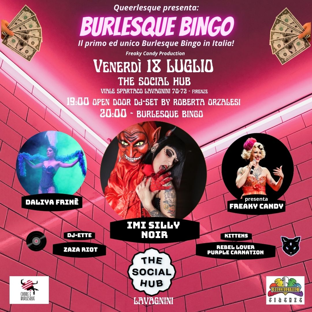 Burlesque Bingo Florence with Imi Silly Noir