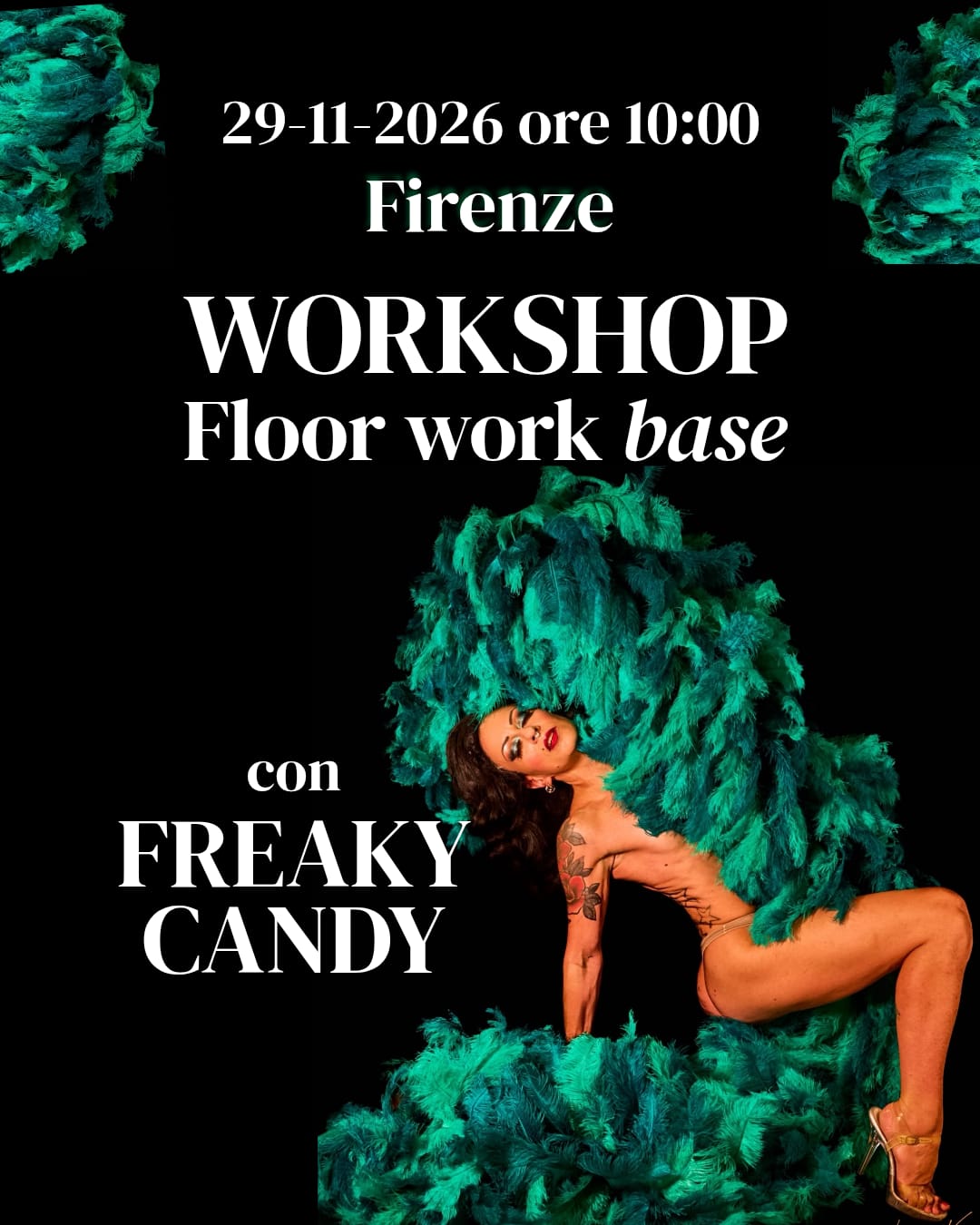 Workshop Floorwork base a Firenze