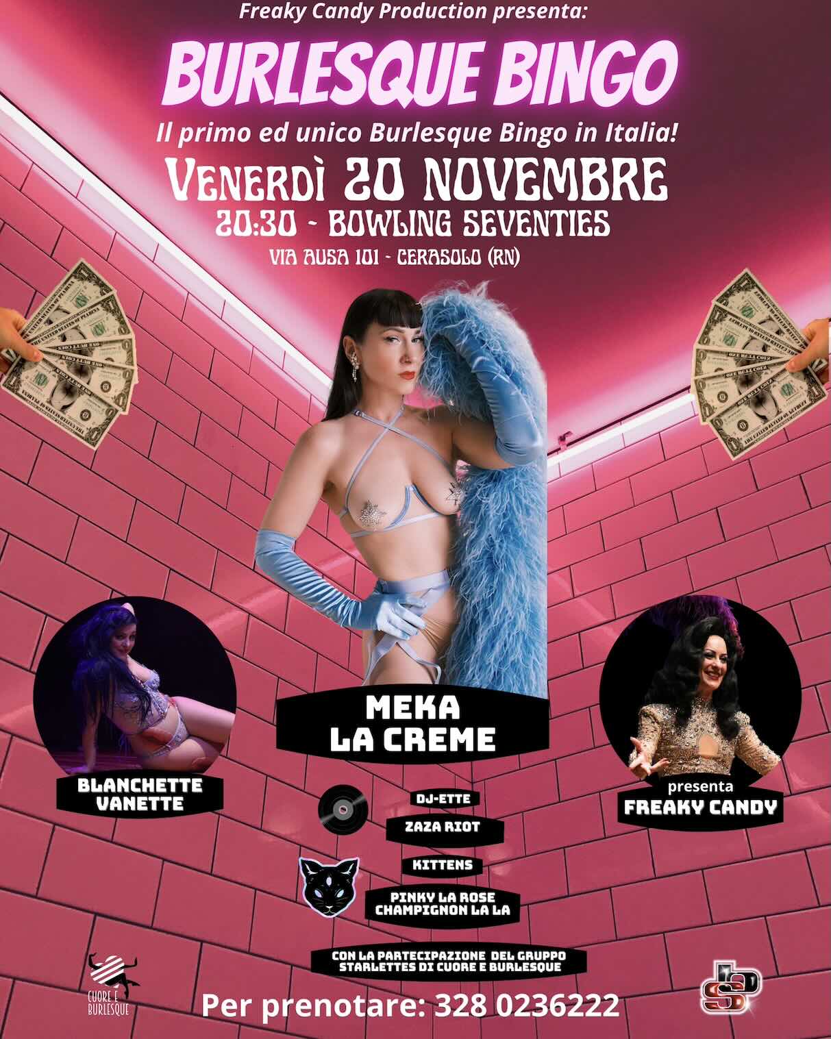 Burlesque Bingo con Meka La Creme